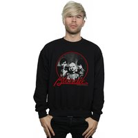 Blondie Men's Distressed Circle Sweatshirt in Black | Size: 5XL