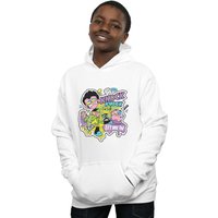 DC Comics Boy's Teen Titans Go Knock Knock Hoodie in White | Size: 9 Years