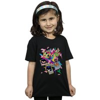 Girl's Teen Titans Go 80s Icons Cotton T-Shirt in | Size: 5-6 Years