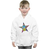 DC Comics Boy's Teen Titans Go Star Logo Hoodie in White | Size: 7-8 Years