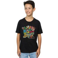 Boy's Teen Titans Go Robin Montage T-Shirt in | Size: 7-8 Years