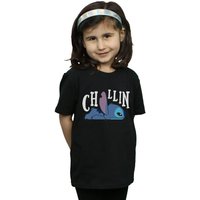 Girl's Lilo & Stitch Chillin Cotton T-Shirt in | Size: 9 Years