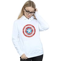 Captain America Pixelated Shield Hoodie