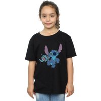 Girl's Lilo & Stitch Hypnotized Cotton T-Shirt in | Size: 5-6 Years