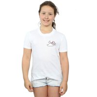 Disney Girl's Aristocats Marie Sweet Backside Breast Print Cotton T-Shirt in White | Size: 5-6 Years