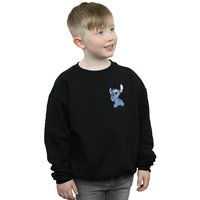Boy's Lilo & Stitch Stitch Backside Breast Print Sweatshirt in | Size: 7-8 Years