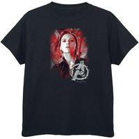 Avengers Endgame Girl's Black Widow Brushed Cotton T-Shirt | Size: 12-13 Years