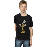 Boy's Beauty & The Beast Lumiere Distressed T-Shirt in | Size: 12-13 Years