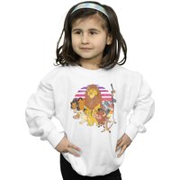 Disney Girl's The Lion King Pride Family Sweatshirt in White | Size: 5-6 Years