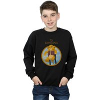 Disney Boy's The Lion King Show Simba Sweatshirt in Black | Size: 7-8 Years