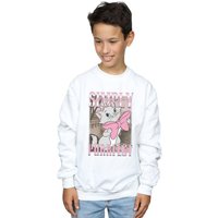 Disney Boy's Aristocats Marie Simply Purrfect Homage Sweatshirt in White | Size: 9 Years