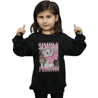 Disney Girl's Aristocats Marie Simply Purrfect Homage Sweatshirt in Black | Size: 9 Years