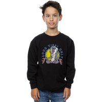 Disney Boy's The Lion King Rafiki Good Vibes Only Sweatshirt in Black | Size: 7-8 Years