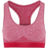 TriDri Women's Seamless 3D Fit Multi Sport Sculpt Bra in Burgundy | Size: Small
