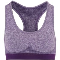 TriDri Women's Seamless 3D Fit Multi Sport Sculpt Bra in Purple | Size: Medium