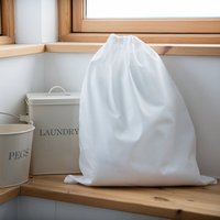 Towel City Laundry Bag Pack of 2 in White