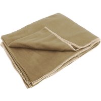 Result Plain Warm Outdoor Fleece Blanket (330gsm) Pack of 2 in Natural