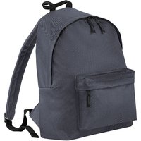 Bagbase Men's Fashion Backpack Rucksack (18 Litres) Pack of 2 in Dark Grey