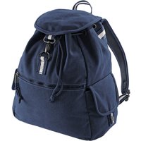 Quadra Vintage Canvas Backpack - 18 Litres Pack of 2 in Navy