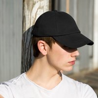 Low Profile Heavy Brushed Cotton Baseball Cap Pack 2