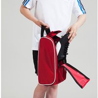 Quadra Men's Teamwear Shoe Bag - 9 Litres Pack of 2 in Red