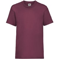 Fruit of the Loom Valueweight Short Sleeve T-Shirt Pack of 2 in Burgundy | Size: 3-4 Years