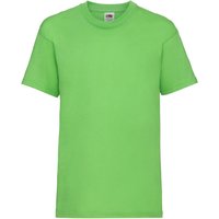 Fruit of the Loom Valueweight Short Sleeve T-Shirt Pack of 2 in Lime | Size: 3-4 Years