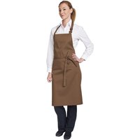 Dennys Multicoloured Bib Apron 28x36ins Pack of 2 in Light Brown