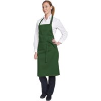 Dennys Multicoloured Bib Apron 28x36ins Pack of 2 in Bottle Green