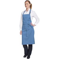 Dennys Multicoloured Bib Apron 28x36ins Pack of 2 in Mid Blue