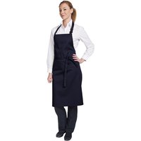 Dennys Multicoloured Bib Apron 28x36ins Pack of 2 in Navy