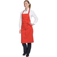 Dennys Multicoloured Bib Apron 28x36ins Pack of 2 in Red
