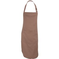 Dennys Catering Bib Apron With Pocket Pack of 2 in Light Brown