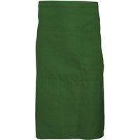 Dennys Catering Waist Apron With Pocket Pack of 2 in Bottle Green