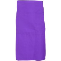 Dennys Catering Waist Apron With Pocket Pack of 2 in Purple