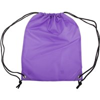Shugon Men's Stafford Plain Drawstring Tote Bag - 13 Litres Pack of 2 in Purple