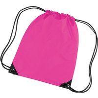 Bagbase Men's Premium Gymsac Water Resistant Bag (11 Litres) Pack of 2 in Fuchsia