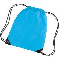 Bagbase Men's Premium Gymsac Water Resistant Bag (11 Litres) Pack of 2 in Baby Blue