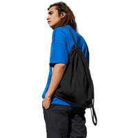 Westford Mill Men's Cotton Gymsac Bag - 12 Litres Pack of 2 in True Black