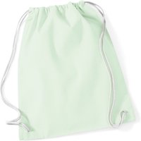 Westford Mill Men's Cotton Gymsac Bag - 12 Litres Pack of 2 in Mint
