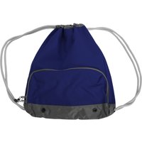 Bagbase Athleisure Water Resistant Drawstring Sports Gymsac Bag Pack of 2 in Navy