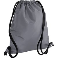 Bagbase Men's Icon Drawstring Bag Gymsac Pack of 2 in Grey