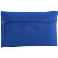 Quadra Classic Zip Up Pencil Case Pack of 2 in Royal
