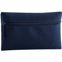 Quadra Classic Zip Up Pencil Case Pack of 2 in Navy
