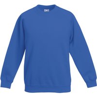 Fruit of the Loom Raglan Sleeve Sweatshirt Pack of 2 in Royal | Size: 3-4 Years