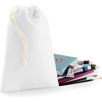 Bagbase Men's Sublimation Stuff Bag (4 Sizes) Pack of 2 in White | Size: Small