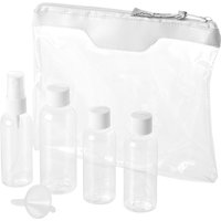 Bullet Munich Airline Approved Travel Bottle Set Pack of 2 in Clear