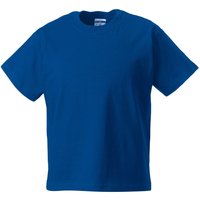 Jerzees Schoolwear Jerzees Schoolgear Classic Plain T-Shirt Pack of 2 in Royal | Size: 11-12 Years