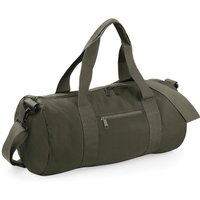 Bagbase Men's Plain Varsity Barrel Duffle Bag (20 Litres) Pack of 2 in Pale Green