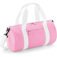 Bagbase Men's Mini Barrel Bag Pack of 2 in Light Pink